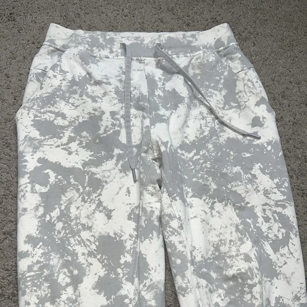 Lululemon Men's City Sweat Jogger Camo Spectral White Opal Silver Drop Sz Medium